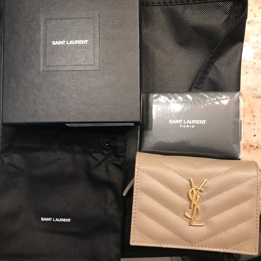 Saint laurent compact wallet